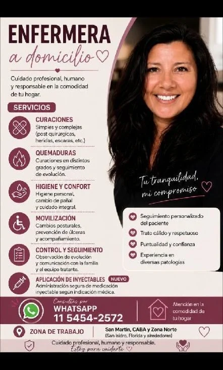 Enfermera- Cuidados Adultos,Nursery, Ni- Distrib Cosmetica Vegana y Equipos Purif Agua y Aire