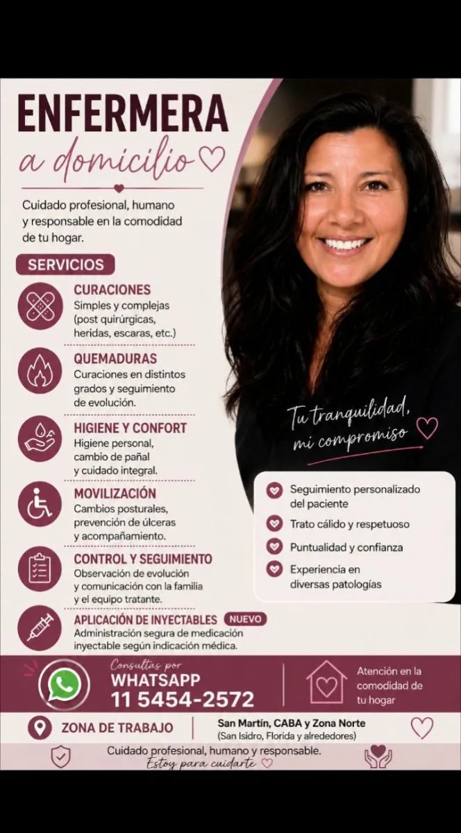 Enfermera- Cuidados Adultos,Nursery, Ni- Distrib Cosmetica Vegana y Equipos Purif Agua y Aire 8