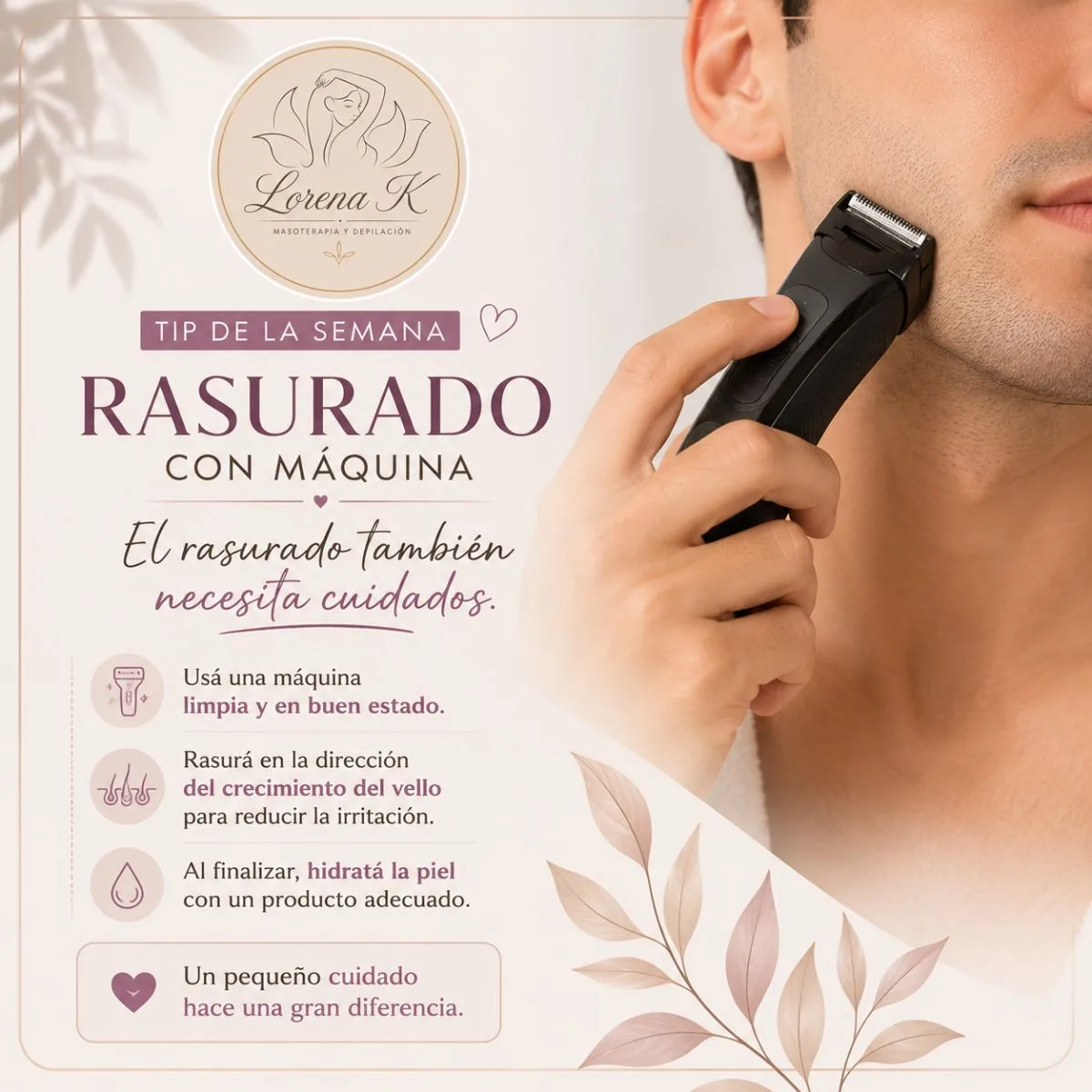 Depilación con Cera ambos sexo & Masajes & Rasurado & Pedicuria 5