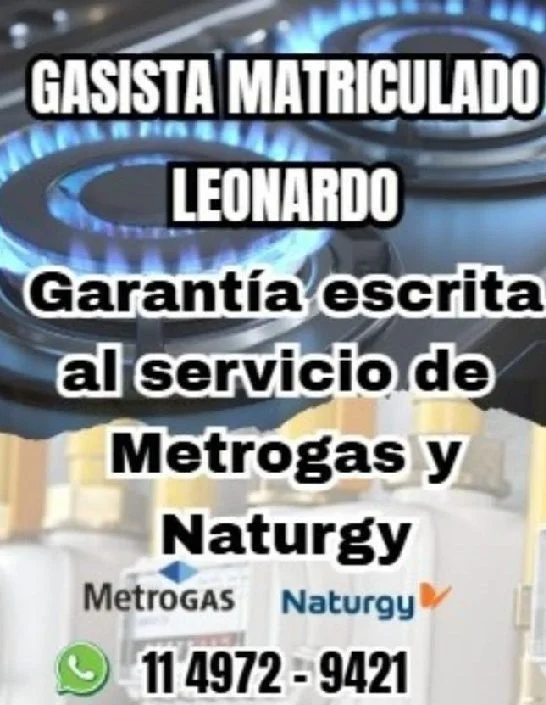 Gasista matriculado Leonardo