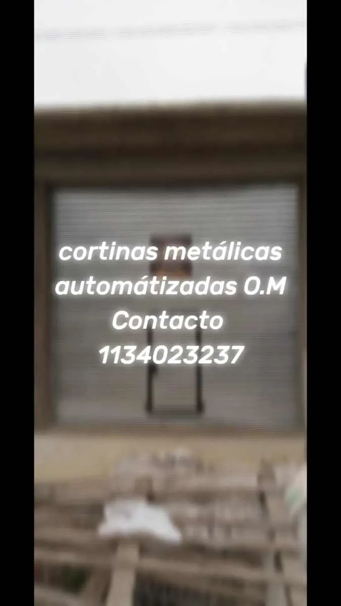 Cortinas metálicas automátizadas O.M 5