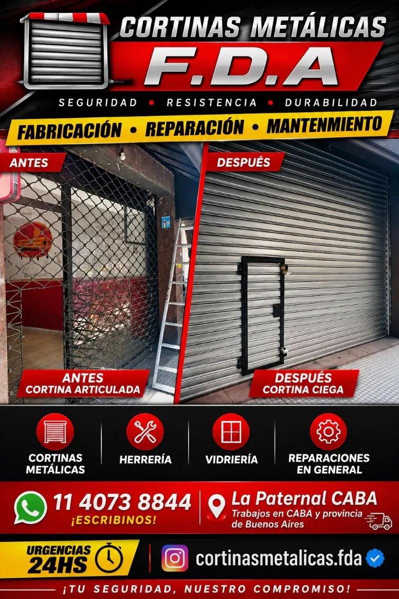 Cortinas Metálicas F.D.A y persianas pvc 7