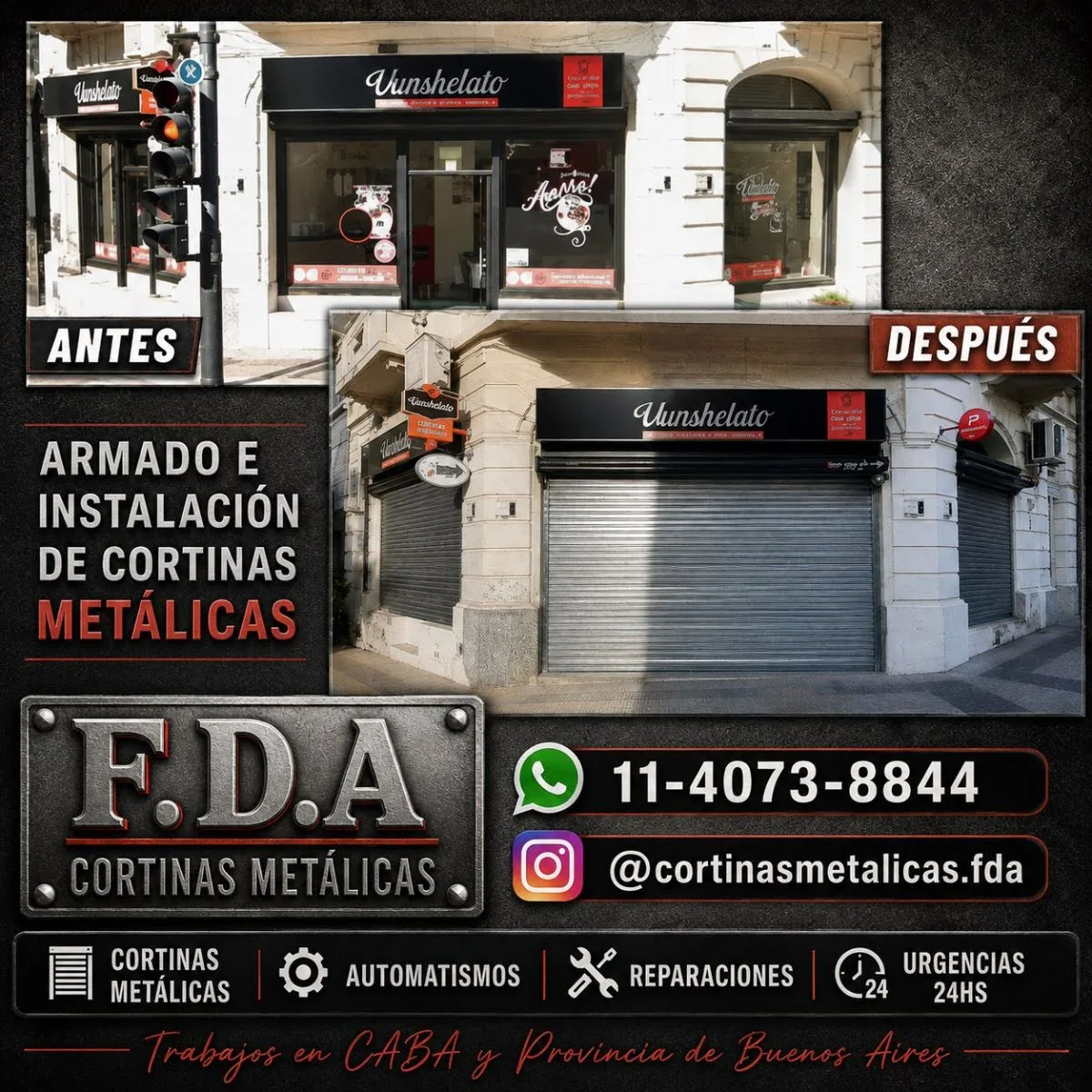 Cortinas Metálicas F.D.A y persianas pvc 8