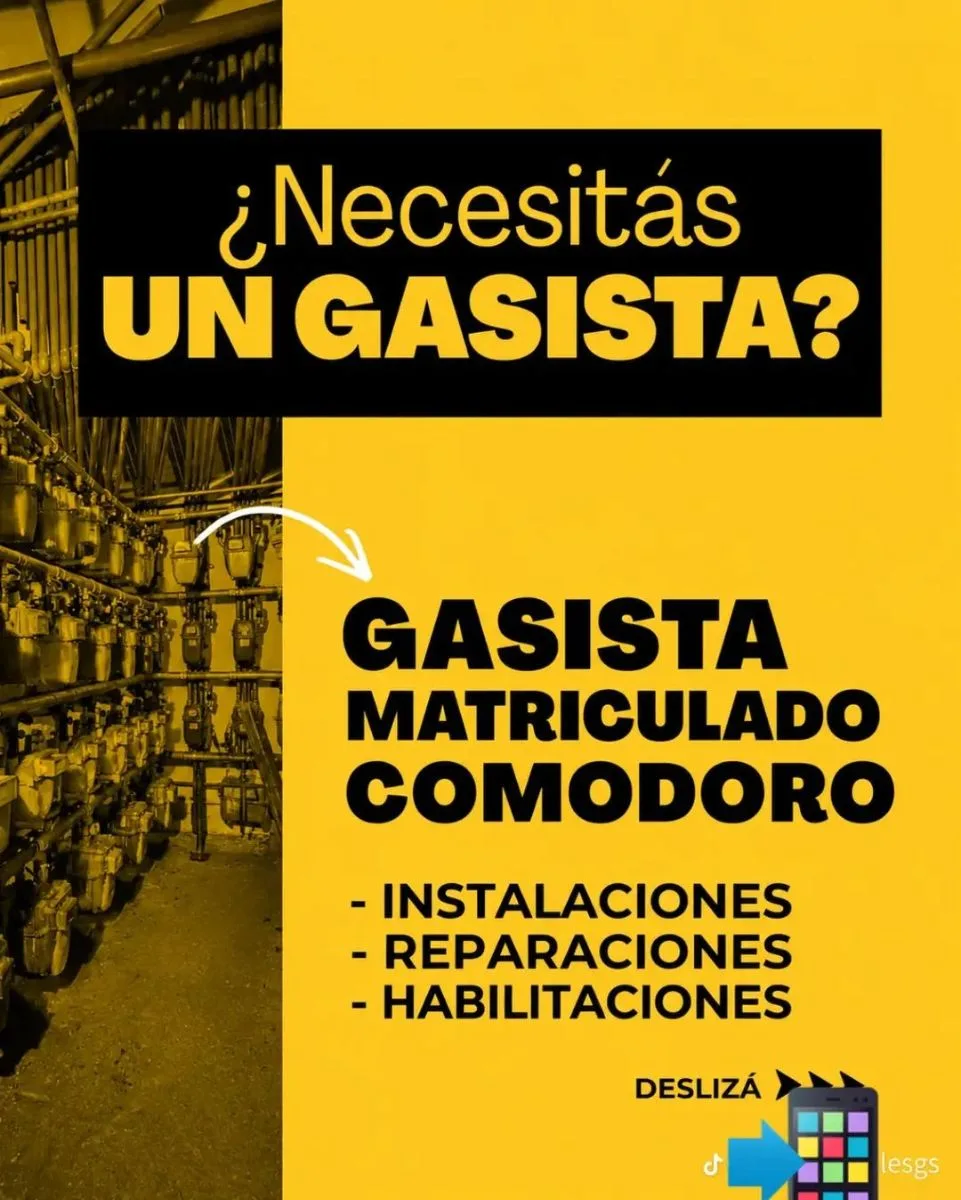 Gasista matriculado y plomero 10