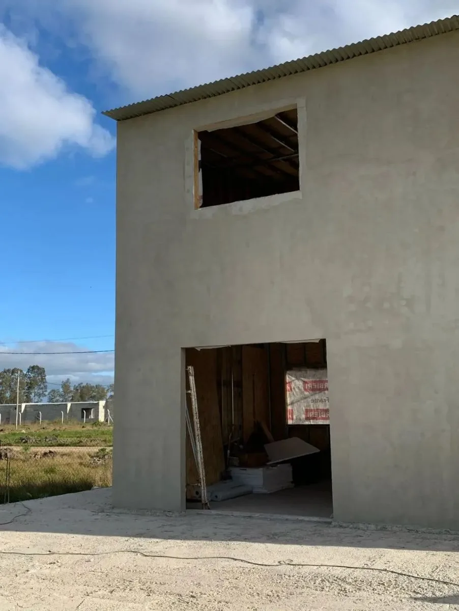 Contrucción secó durlokc y steel framg pintura 9