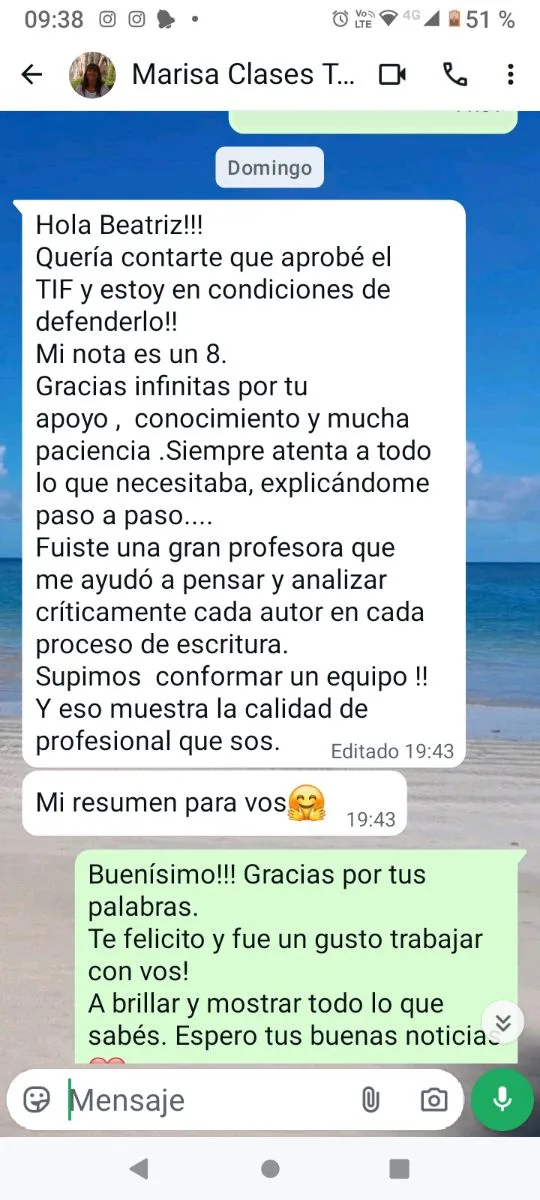 Tutorías para  tesis 4