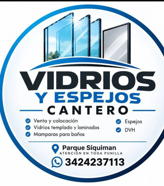 Cantero vidrios y espejos