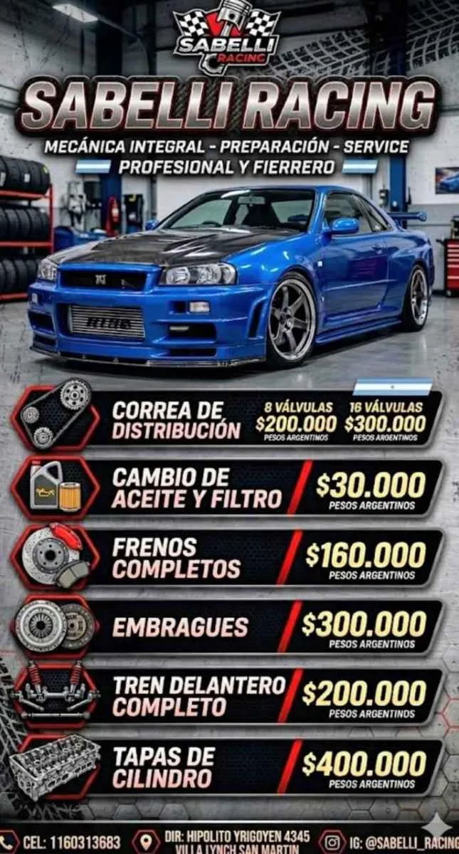 Taller Mecánico Sabelli Racing – Service y Reparación 5