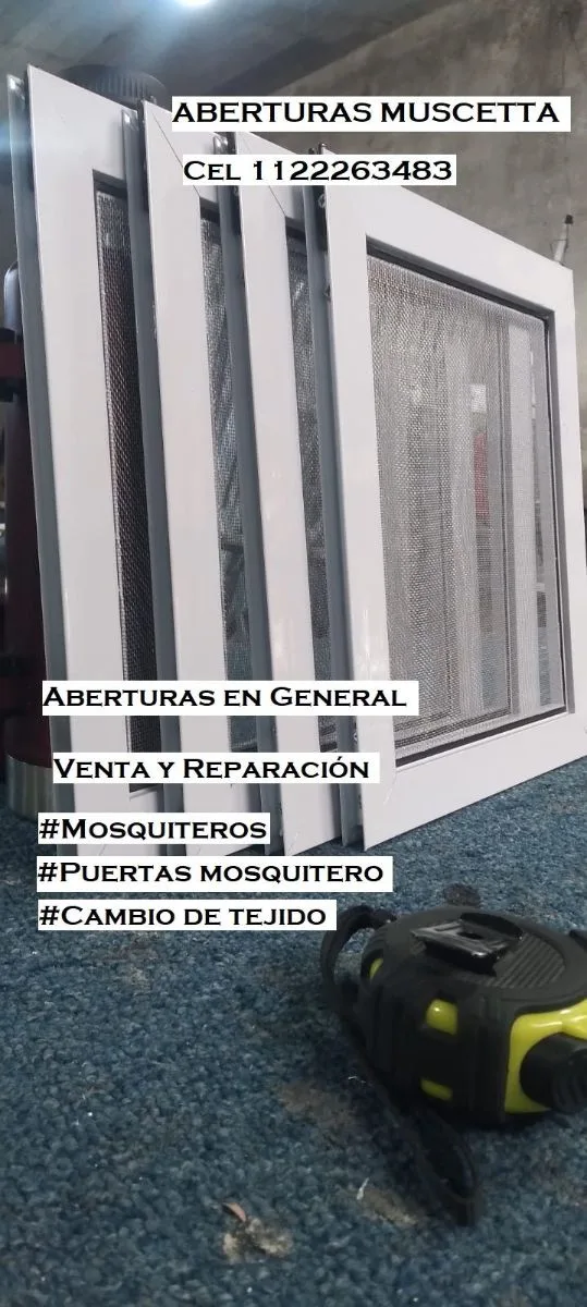Aberturas de aluminio, reparaciones 4